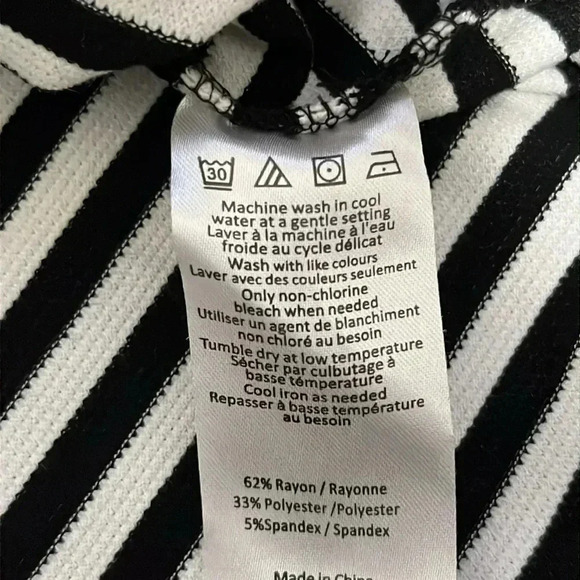 Isaac Mizrahi Shirt Sleeve Striped Scoop Neck Knit Top - Picture 11 of 11